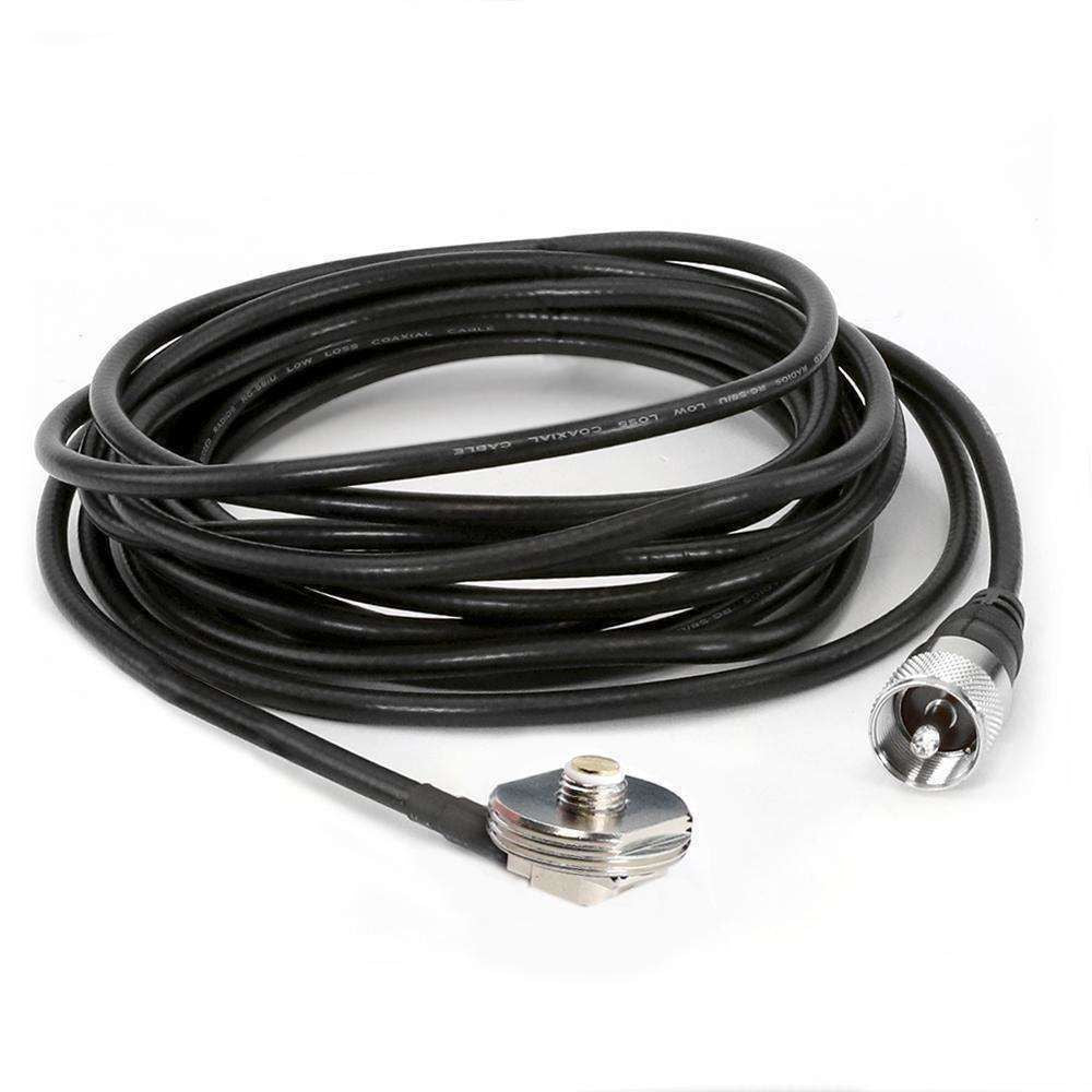 Rugged Radios Antenna Coax Cable with 3/8 NMO Mount - 17ft