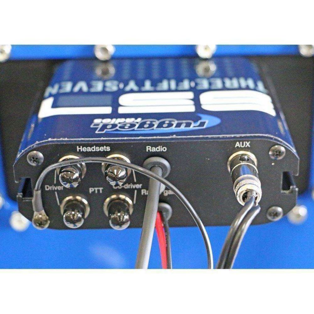 Rugged Radios Bluetooth WM1 Wireless Music Interface for Intercoms With 6-Pin AUX Ports, Installed