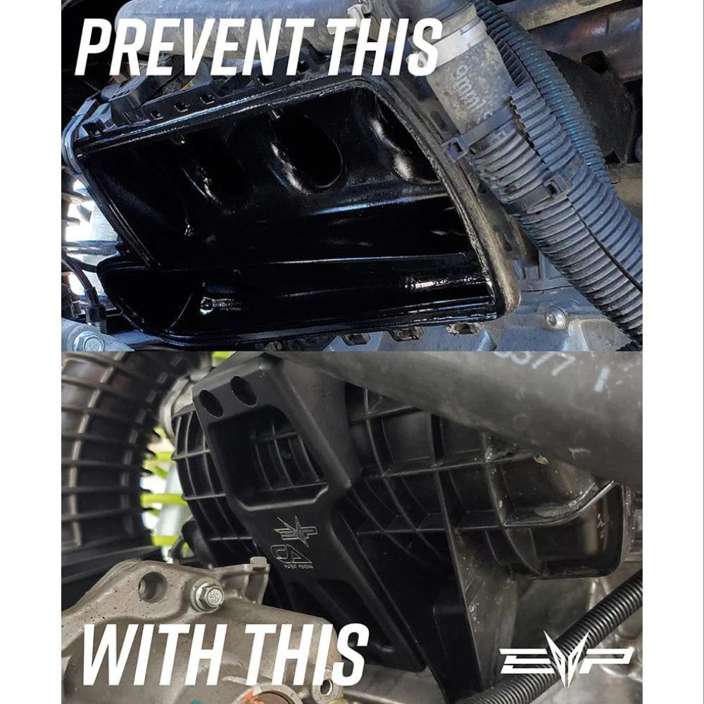 EVP Plenum Reinforcement Brace - Can-Am Maverick X3, Stock Comparison