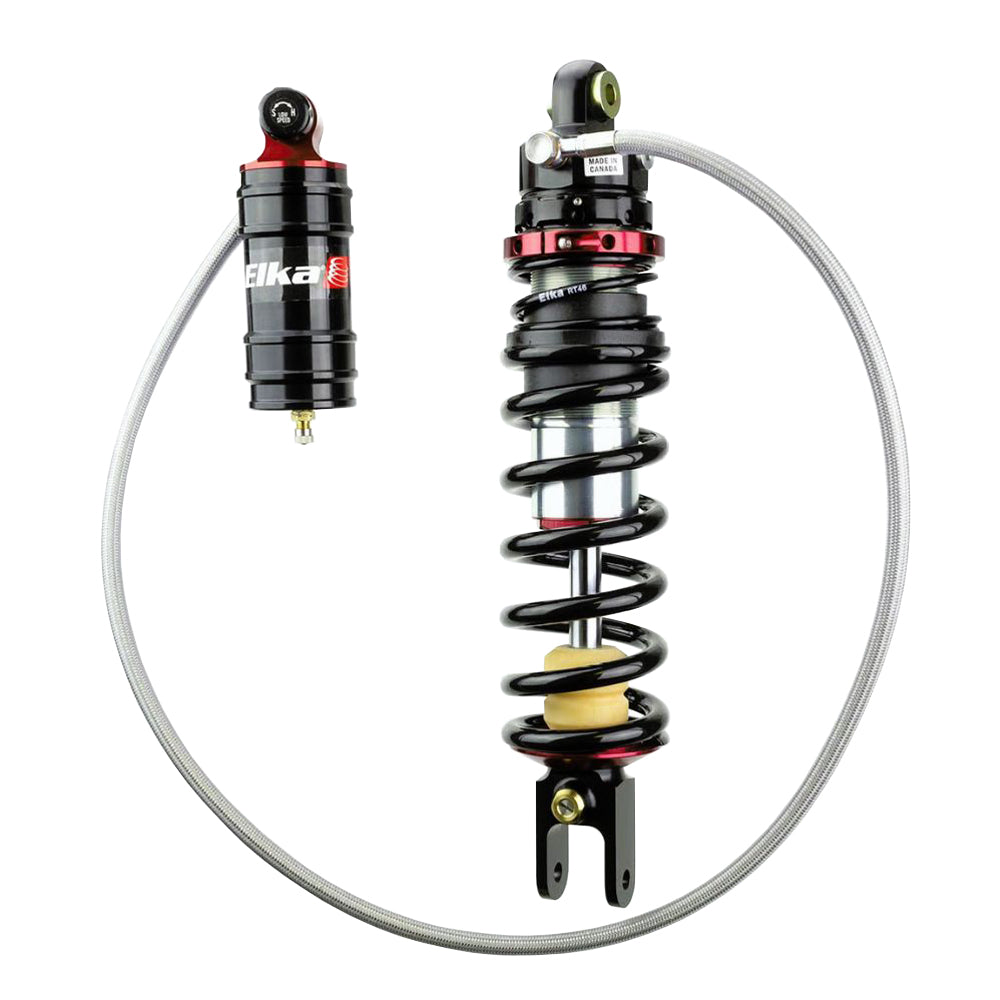 Elka Legacy Series Shock Absorbers For Sports & Racing ATV, Front View With Remote Canister