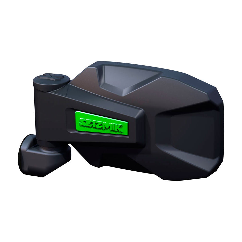 Seizmik Strike Mirror Colour Insert - Green, Installed On Mirror