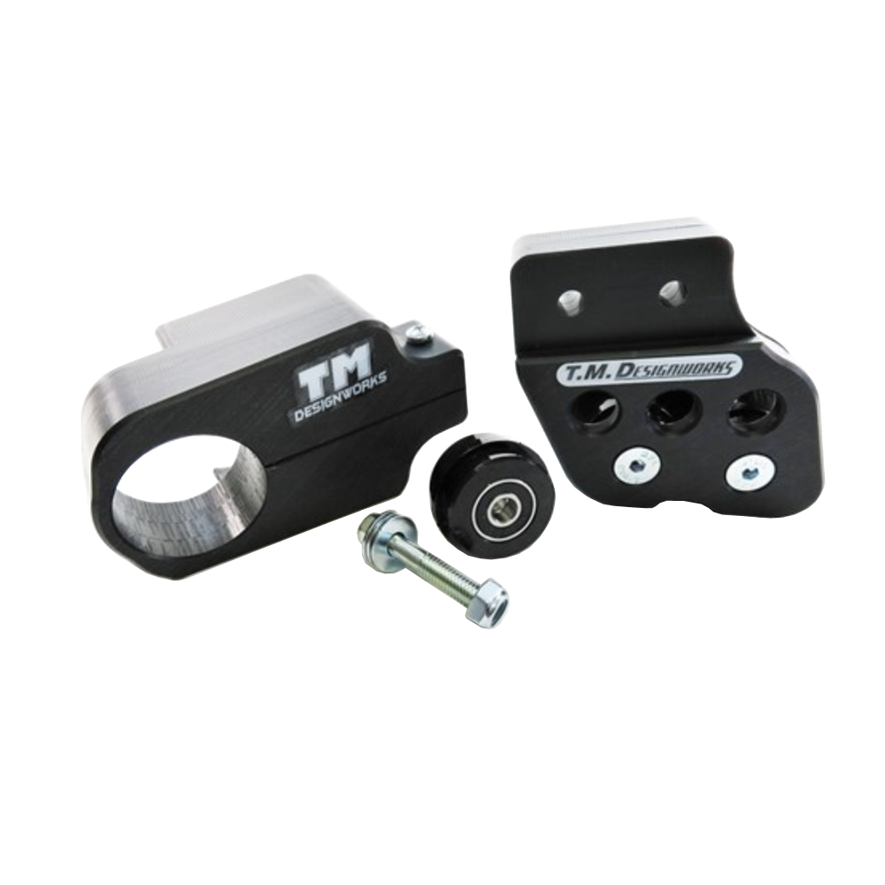 Banshee Rear Chain Guide TM Designworks Slide & Guide Kit Black - Yamaha Banshee 350 88-08 ...