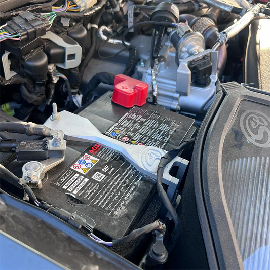 S&B Billet Battery Clamps - Ford Super Duty F250/350 6.7L 23-26